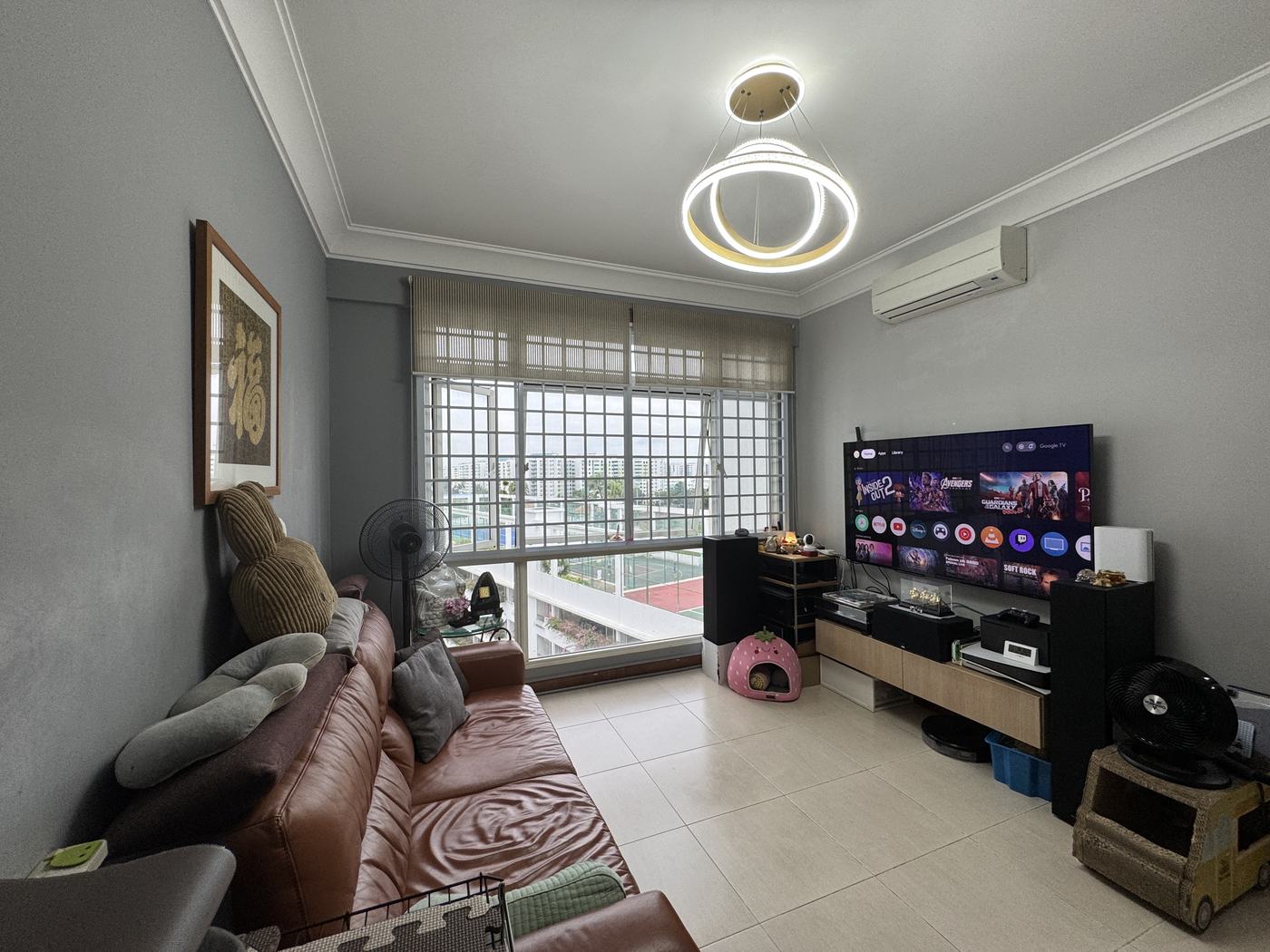 Mr and Mrs T's new flat